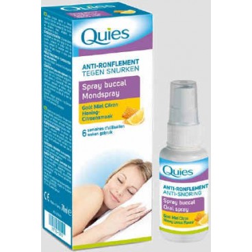 Quies Anti-Ronflement Spray Miel Citron 70Ml