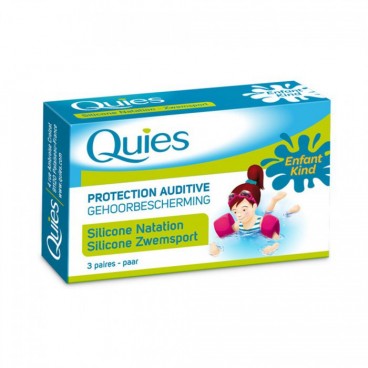 Quies Silicone Natation Protections Auditives Enfants 6 Protections