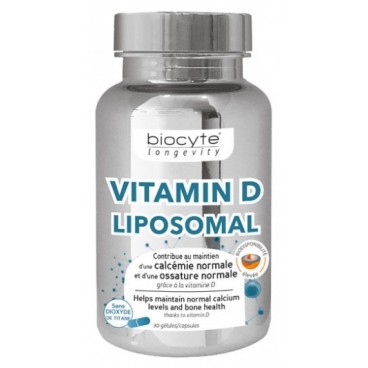 Biocyte Vitamine D Liposomal 30 Gélules