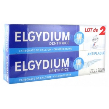 Elgydium Dentifrice Anti Plaque 2x75Ml