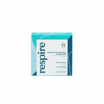 RESPIRE Dentifrice Solide 60 Pastilles