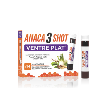 Anaca 3 Shot Ventre Plat 14 Shots