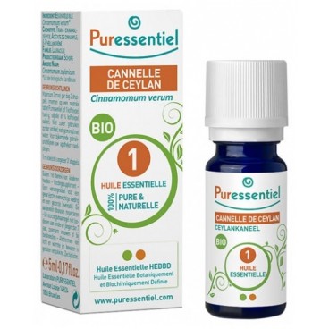 Puressentiel Huiles Essentielles Cannelle de Ceylan Bio 5Ml