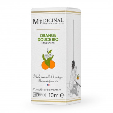 Medicinal Huile Essentielle Bio 10Ml Orange Douce