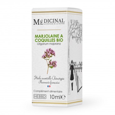 Medicinal Huile Essentielle Bio 10Ml Marjolaine à Coquille