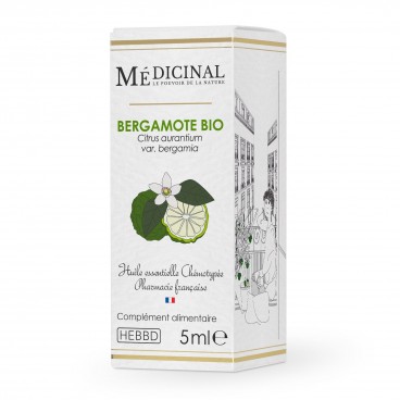 Medicinal Huile Essentielle Bio 5Ml Bergamote