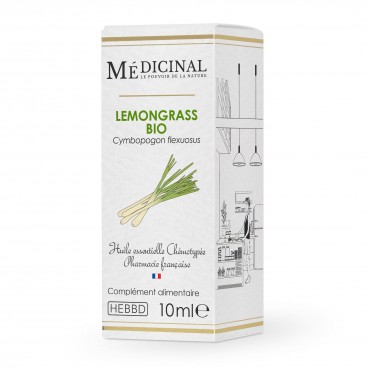 Medicinal Huile Essentielle Bio 10Ml Lemongrass