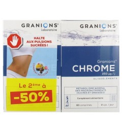 Granions de Chrome 250Mg 2x60 Comprimés