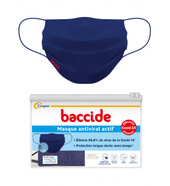 Baccide Masque Antiviral Actif Catégorie 1 Lavable 20 Fois