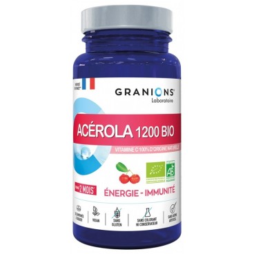 Granions Acerola 1200 Bio 30 Compirmés à Croquer