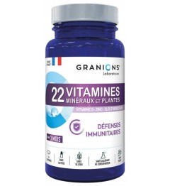 Granions 22 Vitamines Minéraux et Plantes Défenses Immunitaires 90 Comprimés