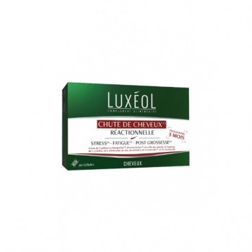 Luxeol Chute de Cheveux Réactionnelle 90 Gélules