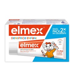 Elmex Dentifrice Anti Caries Bébé 3 à 6 Ans 2x50Ml