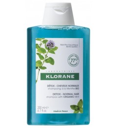 Klorane Shampooing à la Menthe Aquatique Bio 200Ml