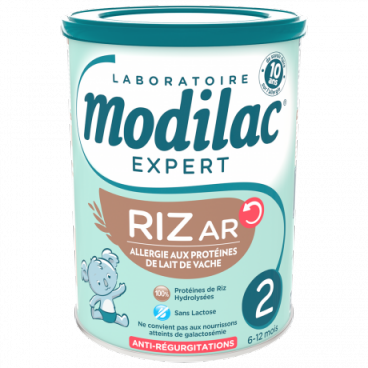 MODILAC Expert Riz AR Lait 2ème Age 800 G pas cher