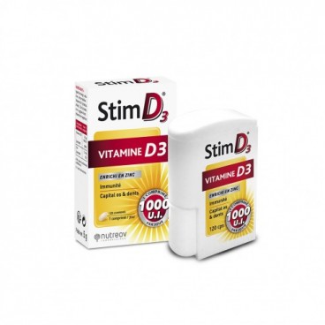 Nutreov Stim Vitamine D3 120 Comprimés