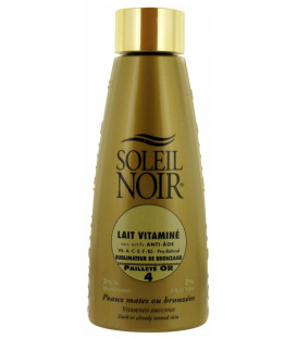 Soleil Noir Lait Vitaminé Or SPF4 150Ml