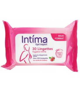 Intima Gyn'Expert Lingettes Cranberry Paquet de 30