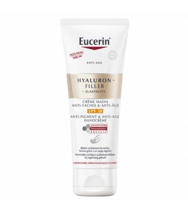 Eucerin Hyaluron Filler Elasticity Crème Mains Anti Taches et Anti Age 75Ml