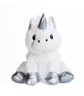 Pelucho Bouillote Licorne Argent