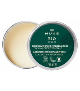 Nuxe Bio Déodorant Baume Fraicheur 24H 50 Grammes