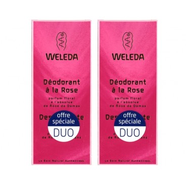 Weleda Dédorant Rose 2x100Ml