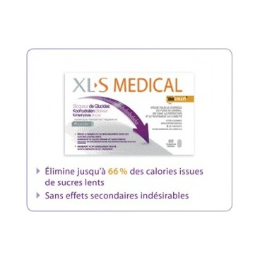 XL-S Medical Bloqueur de Glucide 60 Comprimés pas cher