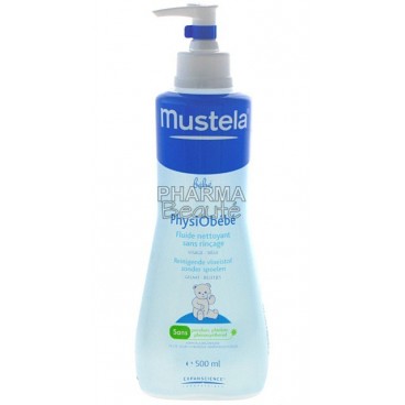 Mustela Physiobébé Fluide Nettoyant Sans Rinçage 500ml pas cher