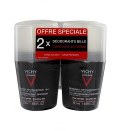Vichy Homme Déodorant Antitranspirant 2x50Ml pas cher