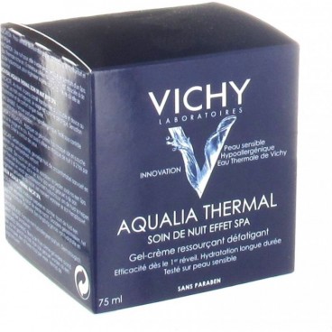 Vichy Aqualia Thermal Crème Nuit Effet SPA 75Ml, Vichy Aqualia