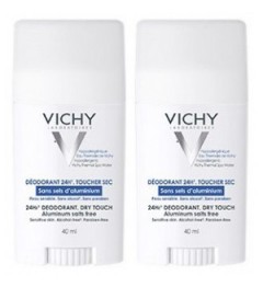 Vichy Déodorant Sans Sels d'Aluminium Stick 2x40Ml pas cher
