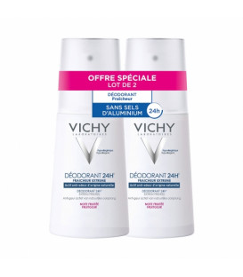 Vichy Déodorant Fraîcheur Extrême Vapo 100ml Lot de 2
