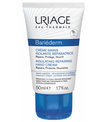 Uriage Bariéderm Crème Mains Isolante Réparatrice 50Ml