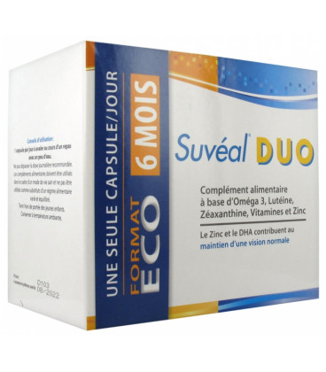 Suvéal Duo Rétine 180 Capsules