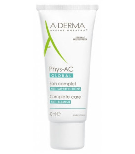 Aderma phys-ac global soin anti-imperfections 40ml