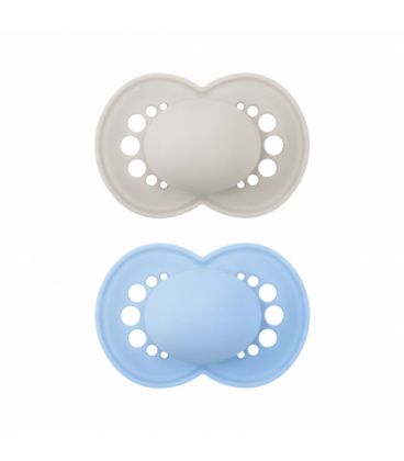 Mam Sucette Original Silicone Couleurs de la Nature Unie Plus de 18 Mois