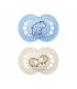 Mam Sucette Original Silicone Couleurs de la Nature Motif Plus de 6 Mois