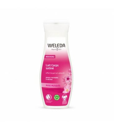 Weleda Lait Corps Satiné Rose 200ml