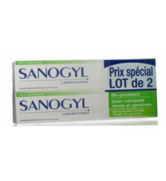 Sanogyl Bi protect Dentifrice Dents et Gencives Sensible 2x75Ml