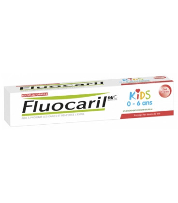 Fluocaril Junior 0-6 ans Gel Fraise Dentifrice 50ml