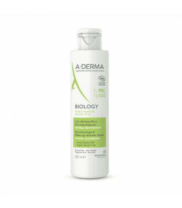 Aderma Biology Lait Démaquillant Bio 200Ml