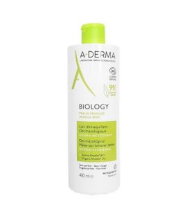 Aderma Biology Lait Démaquillant Bio 400Ml