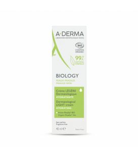 Aderma Biology Crème Légère Hydratante Bio 40Ml