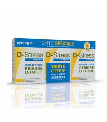 Synergia D-Stress Lot de 3x80 Comprimés