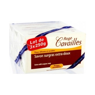 Roge Cavailles Savon Extra Doux 3x250G pas cher