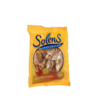 Solens Bonbons Sucre Miel Citron 100 Grammes