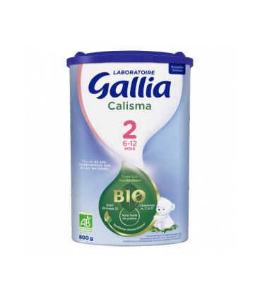 Gallia Calisma 2ème Age Bio 800 Grammes