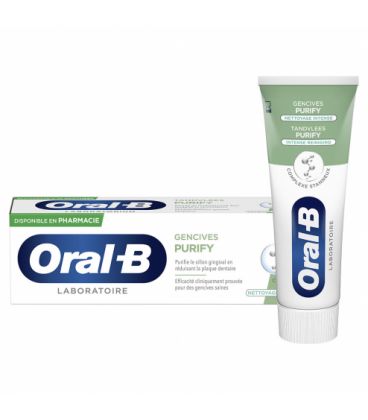 Oral B Dentifrice Gencives Purify Nettoyage Intense 75Ml