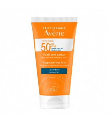 Avène Solaires Fluide Sans Parfum SPF50 50Ml