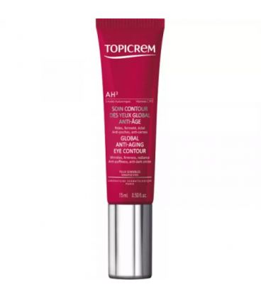 Topicrem AH3 Soin Contour des Yeux Anti Age 15Ml